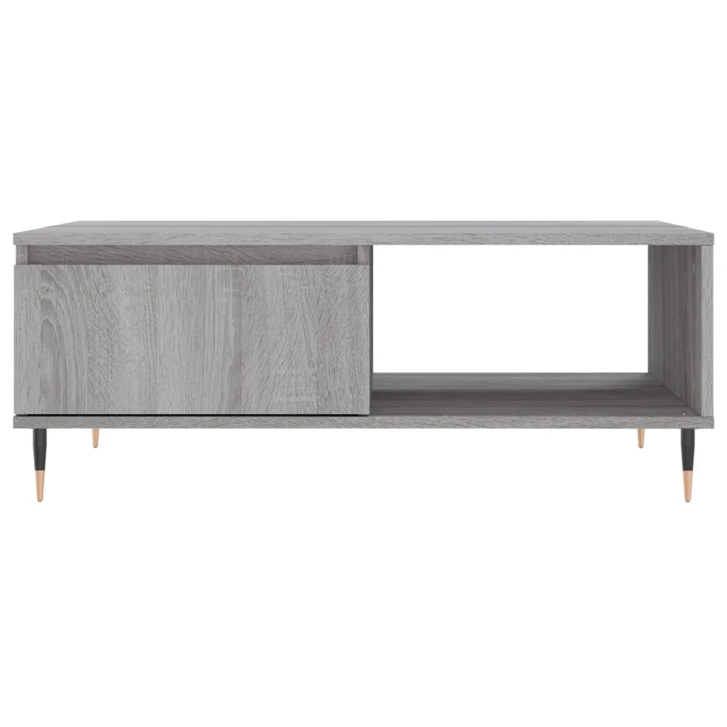 Tavolino da Salotto-Tavolino da soggiorno-Tavolo Grigio Sonoma 90x60x35 cm Legno Multistrato 152203