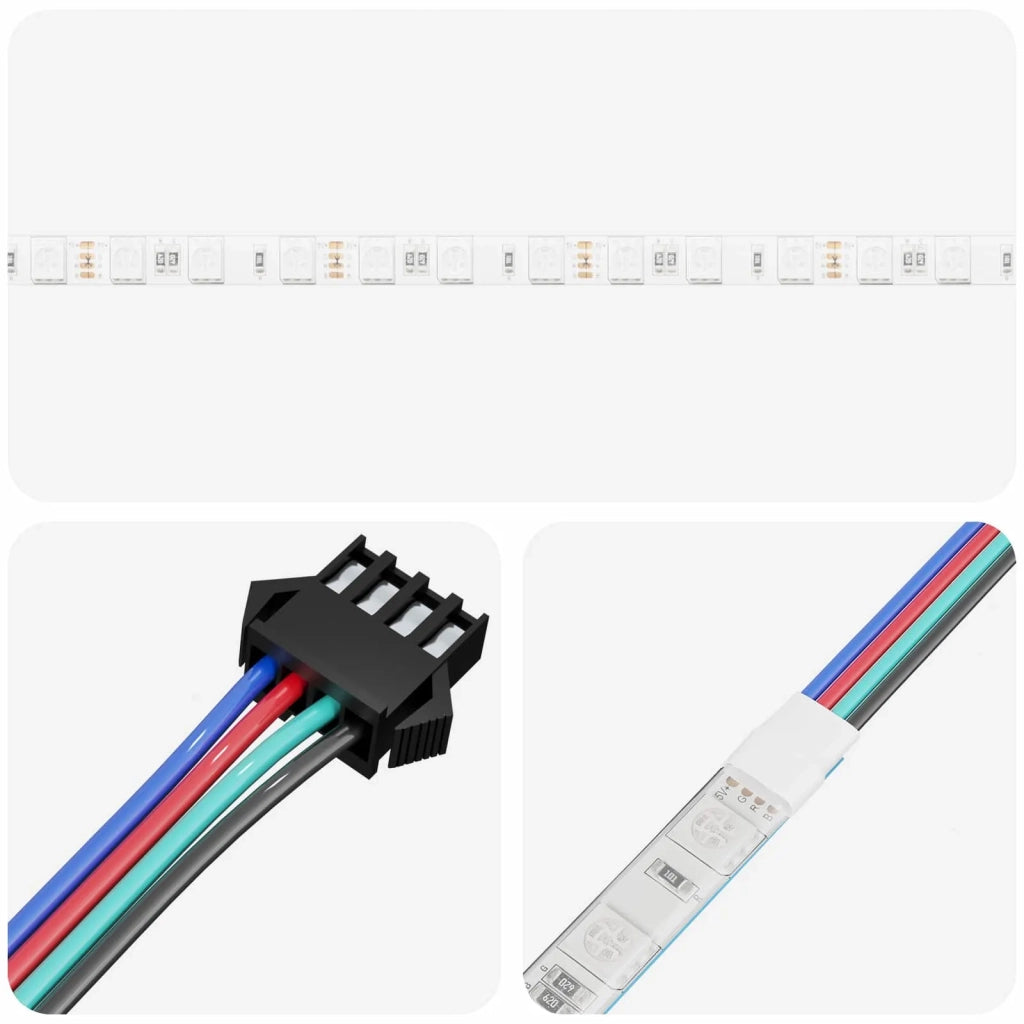 Striscia LED 2 pz Nero e trasparente 1200 mm Rame e plastica CFW3868464