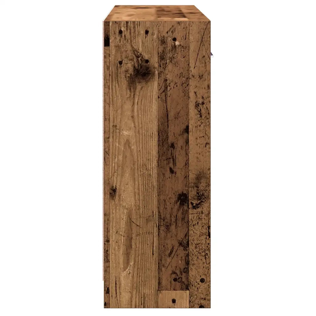 Credenza | Madia | Buffet da pranzo | Armadio da pranzo Legno Antico 91x28x75 cm in Legno Multistrato