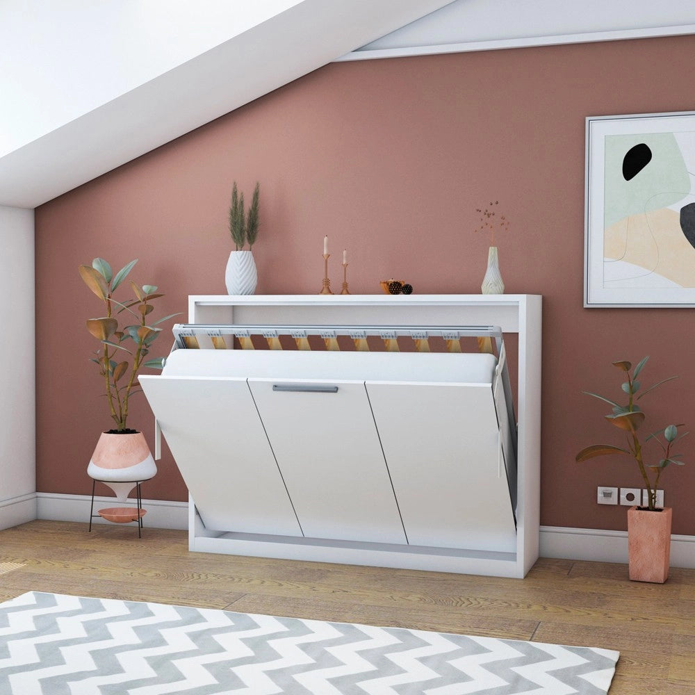 Letto matrimoniale a scomparsa Capsule colore bianco