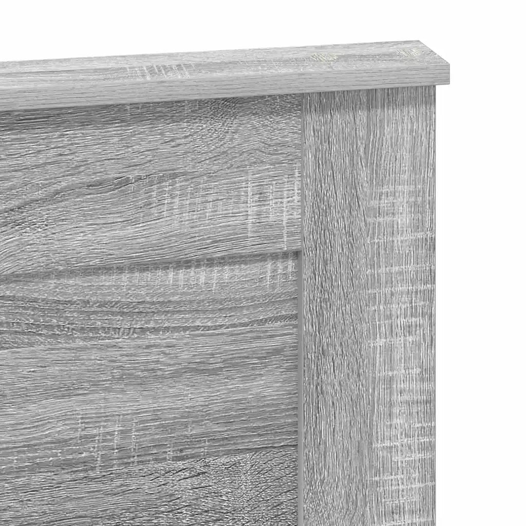 Testiera-Testata-Testiera Decorativa Grigio Sonoma 120 cm Legno multistrato 937111