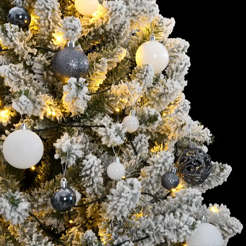 Albero Natale Incernierato con 300 LED e Palline 240 cmcod mxl 108269