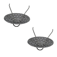 GRIGLIETTE LAV.C/MOLLA INOX BL.2PZ