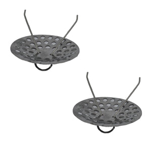 GRIGLIETTE LAV.C/MOLLA INOX BL.2PZ