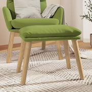 Poggiapiedi Verde Chiaro 45x29,5x35 cm in Velluto 341438