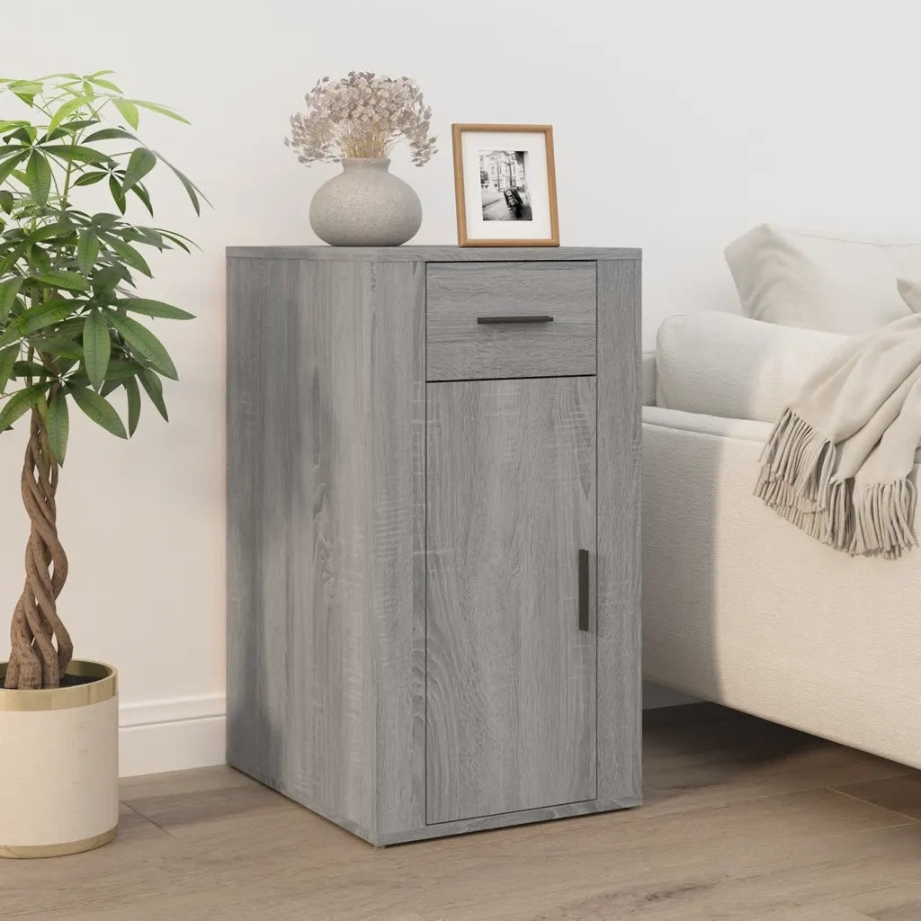 Mobile Scrivania grigio sonoma 40x49x75 cm Legno Multistrato 816798