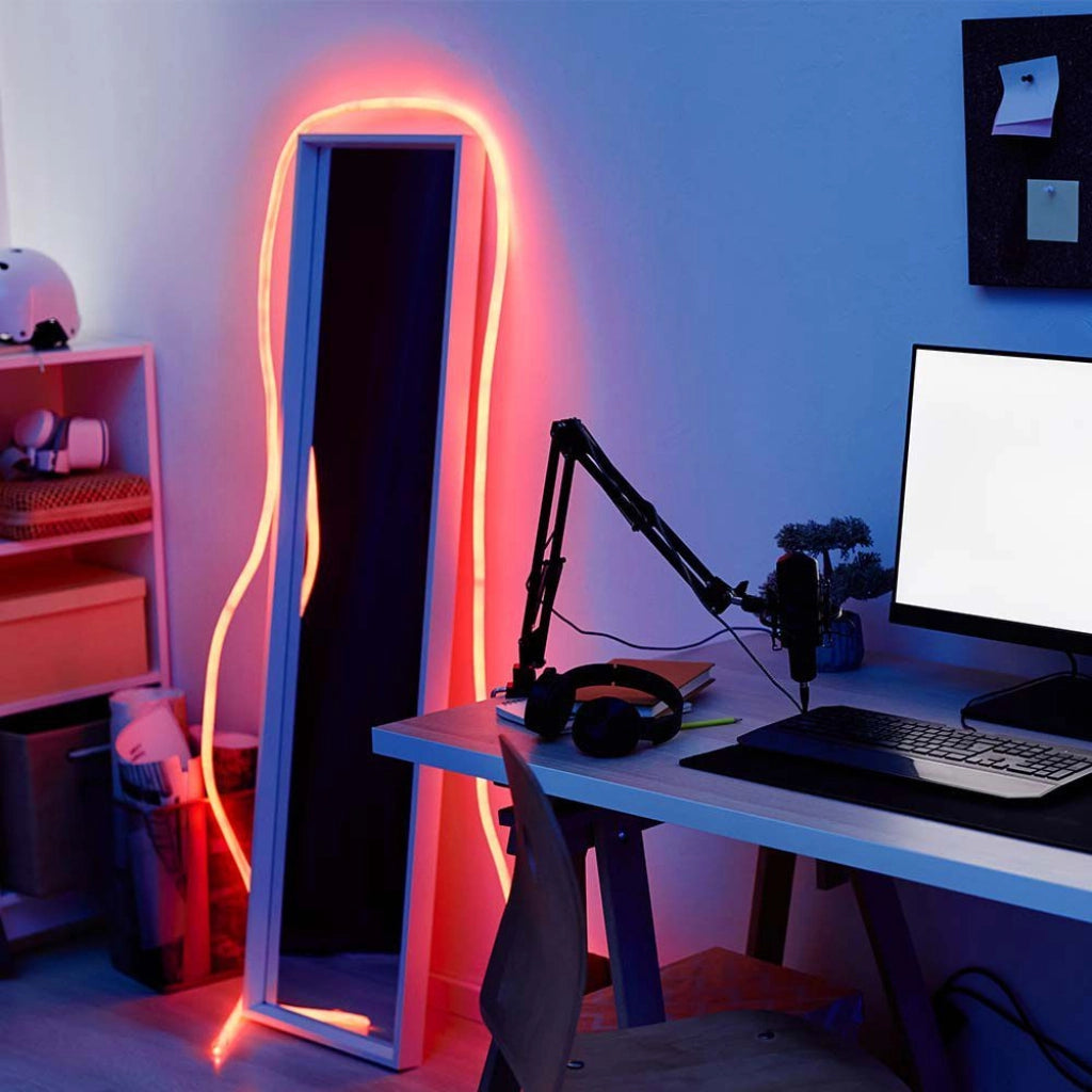 Strip LED COB-320 10W/m 5m 24V Colore Rosso IP67 10mm SKU-23141