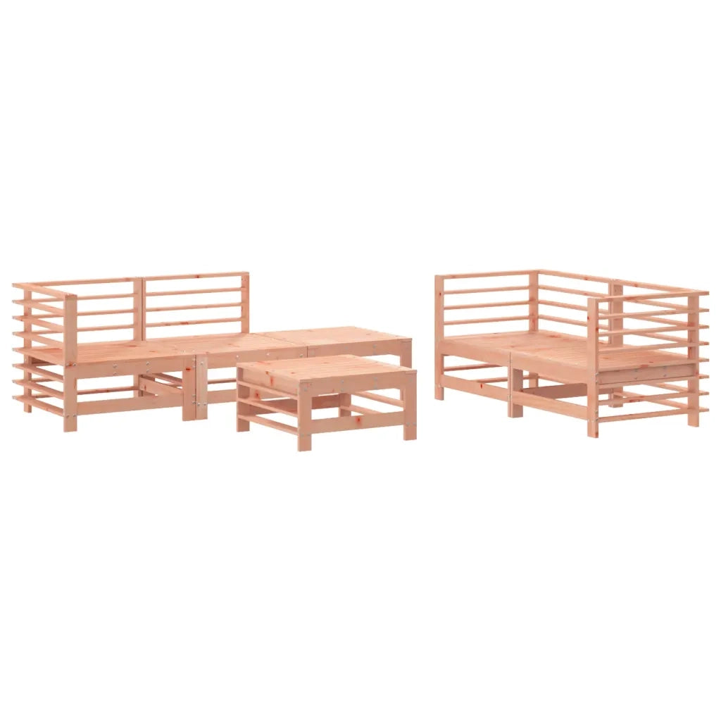 Set Salotto da Giardino 6 pz in Legno Massello di Douglascod mxl 117909