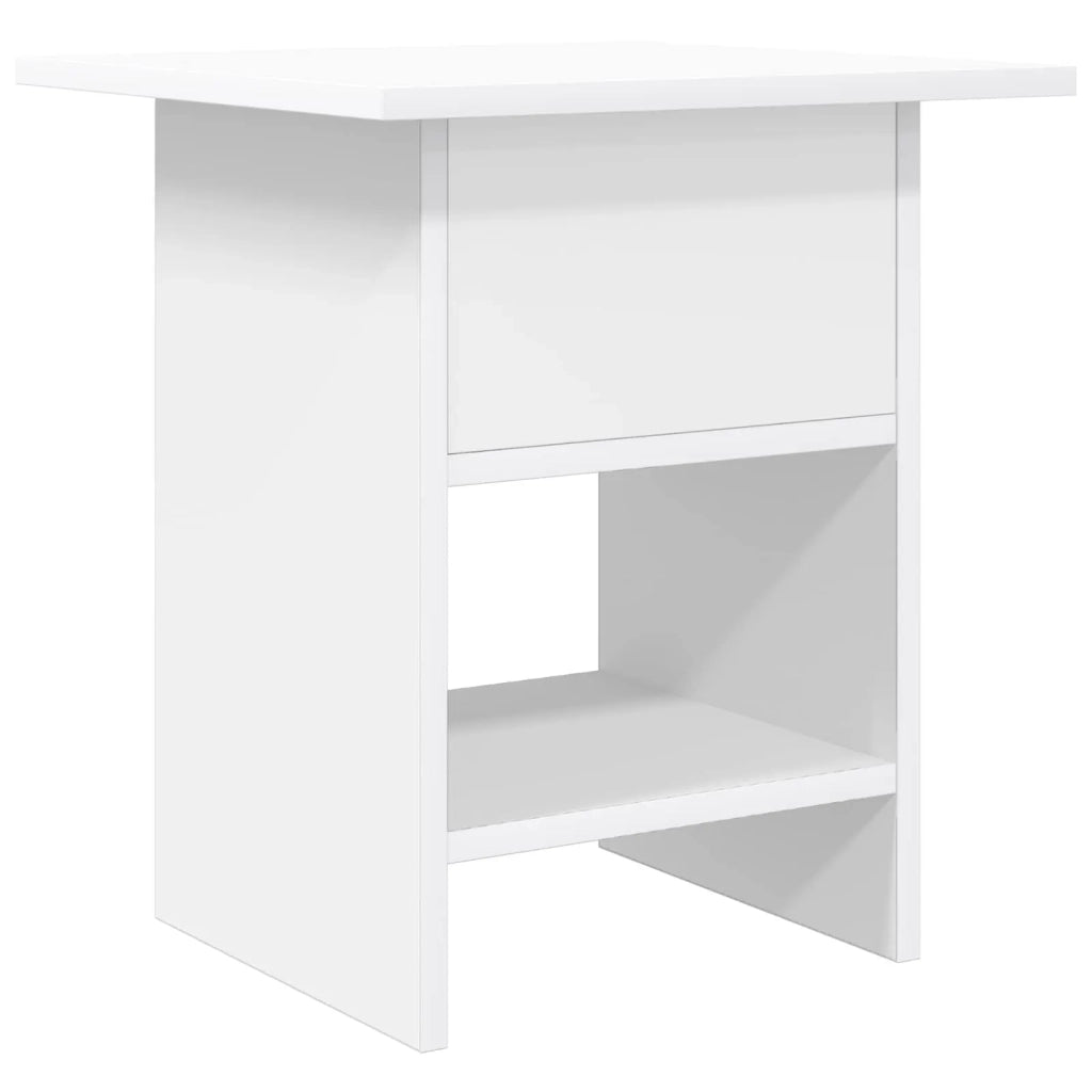 Comodino con cassetto Bianco 41 x 40 x 45 cm Legno multistrato 8000436