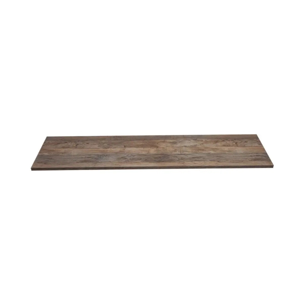 Piano lavabo VANTA rovere scuro 140 cm – Mensola da bagno