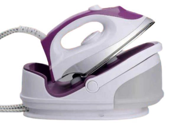 NGM-Mobile HH-2668D ferro da stiro a caldaia 2200 W 0,6 L Piastra in Ceramica Viola, Bianco