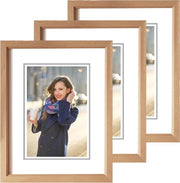 Set di cornice in legno per foto 15 x 20 cm - Design Art Deco - Adatto per camera da letto, soggiorno e ingresso