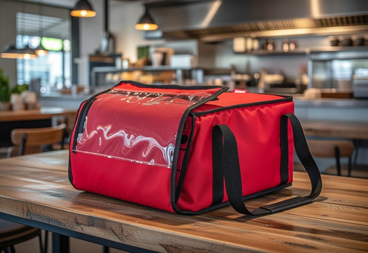 Borsa Termica Porta Pizze da Asporto 6 Cartoni Safemi Express Strap 6 Rossa