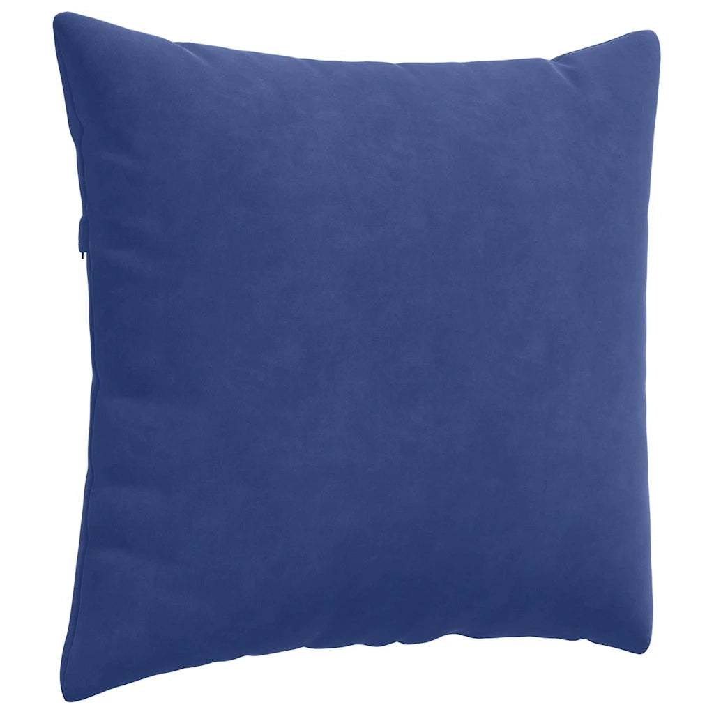Cuscini da Divano 2 pz | Cuscini per sedie Blu Polizia 50 x 50 cm Tessuto in Cords