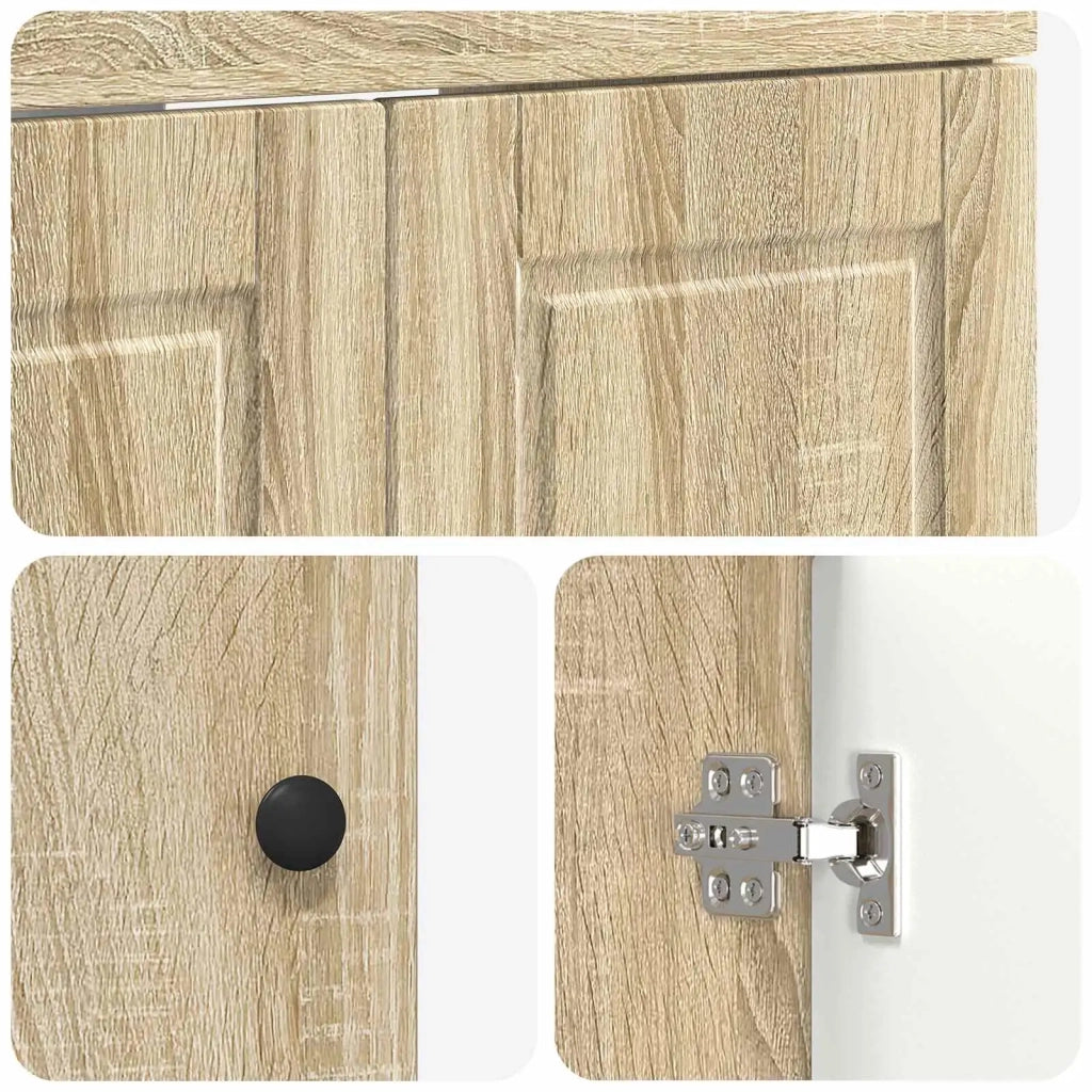 Mobiletto da bagno sotto il lavello Rovere Sonoma 890076