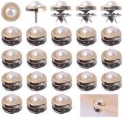 Set di Punti di Ricambio 60 pezzi - Punti Acrilici Premium - Dadi di Ricambio Reutilizzabili - Senza Saldatura - Punti Decorativi - Per Artigianato e Matrimoni - Punti di Ricambio per Camicie