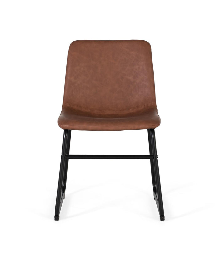 Set di quattro sedie imbottite e rivestite