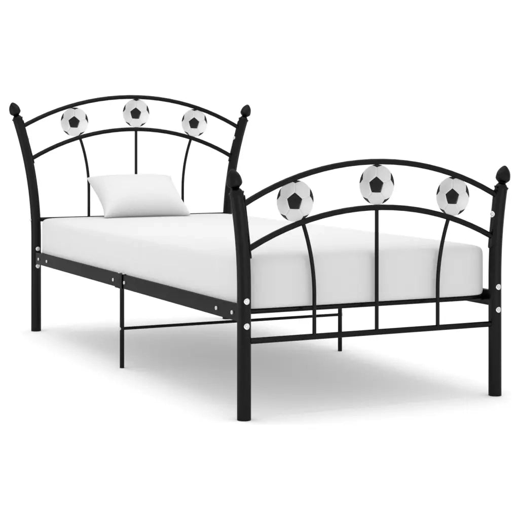 Giroletto con Motivo Calcio in Metallo Nero 90x200 cm cod mxl 62772