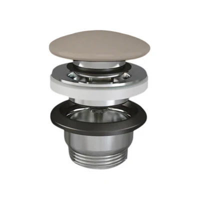 PILETTA LAVABO CLICK CLACK FEELING SENZA TROPPO PIENO- Tappo Cappuccino Opaco- RAK- pezzi 1