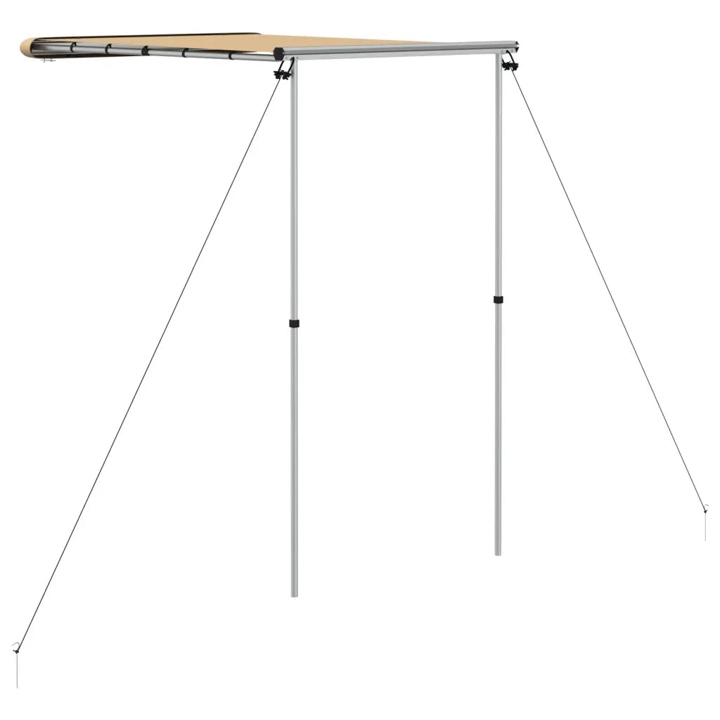 vidaXL Tendalino per Camper e Roulotte 1,2x2x2,15 m Beige