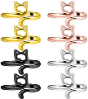 Accessori per fissaggio 8 pezzi - Anelli per fissaggio adattabili - Anelli per fissaggio metallo - Accessori per fissaggio - Anello per fissaggio con chiusura a serraggio - Incluso contenitore di trasporto - Fissaggio per vetro