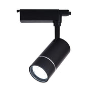 Faretto LED su Binario Monofase 30W Nero, Spot Orientabile in Alluminio 2700 Lumen Luce Fredda 6500K, Luce Naturale 4000K per Interni Colore della luce: Luce fredda