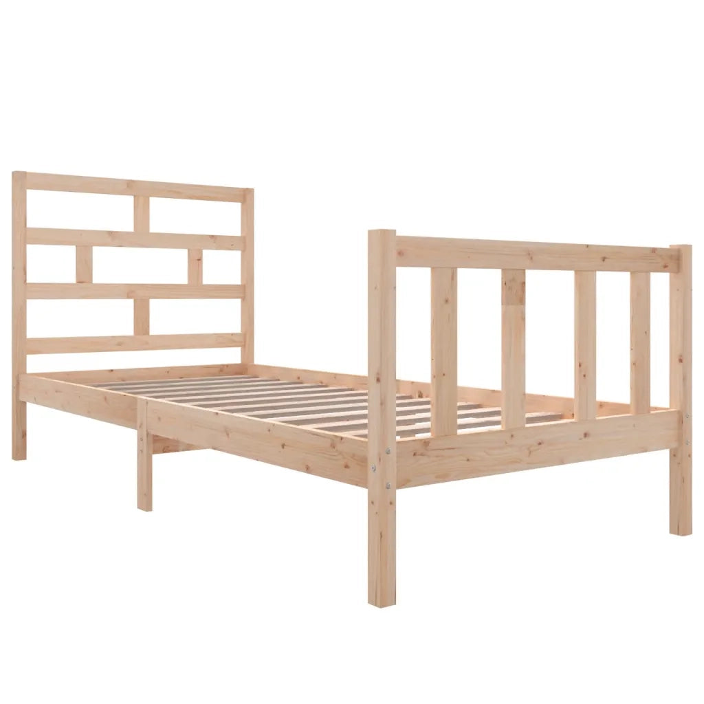 Giroletto-Struttura Letto in Legno Massello di Pino 100x200 cm 943074