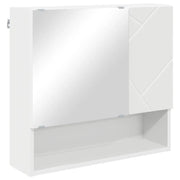 Mobiletto per Specchio | Armadio da bagno Bianco 59 x 17 x 55 cm Legno multistrato