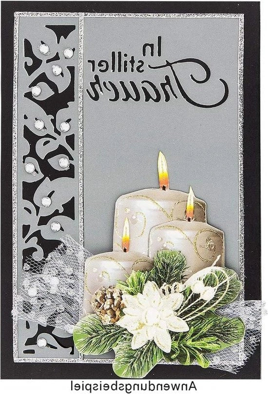 Stanza per condoglianze 94 cm x 144 cm - macchine per stampe - insert per biglietti di auguri - condoglianze - contenuto.