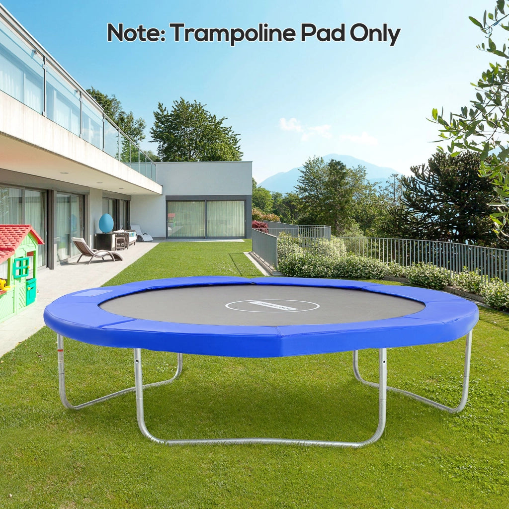 Cuscino di protezione per trampolino ¨C zephmum ¨C blu ? 244 cm