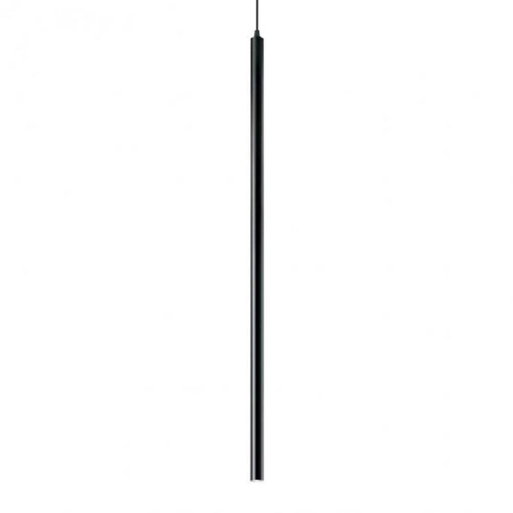 Trade Shop - Lampada Moderna Sospensione 120cm Slim Tondo Led 5watt Luce 3000k Cucina Pub Bar -