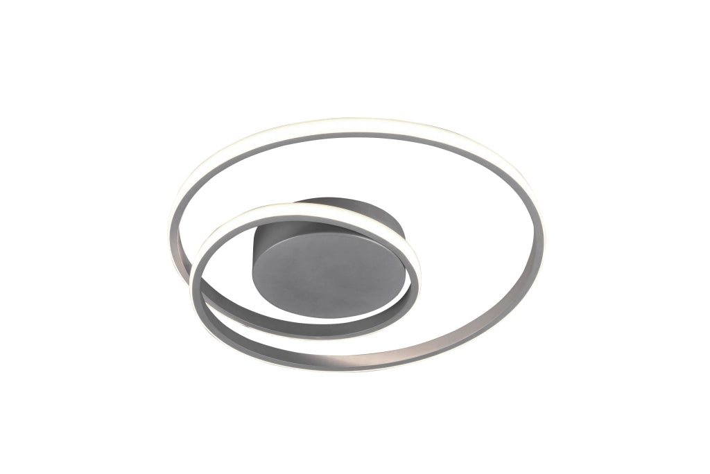 Plafoniera da Interno a LED in Metallo Titanio