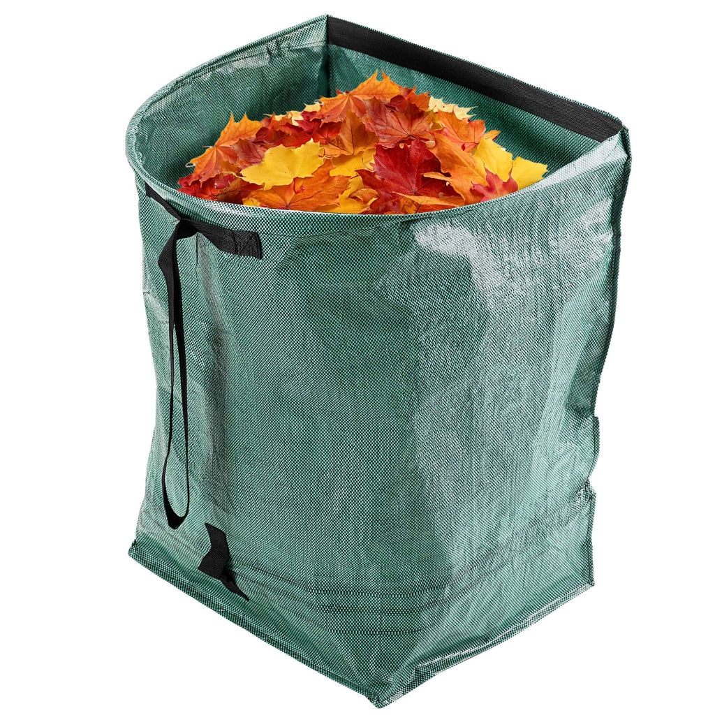 KADAX Sacchetto per foglie, rifiuti da giardino, pieghevole, resistente, con maniglie, 200 L