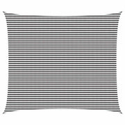 Telo Ombra Antracite e Bianco 6 x 8 m HDPE