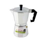 Vivi Macchina da Caffè Moka a 3 Tazze in Alluminio