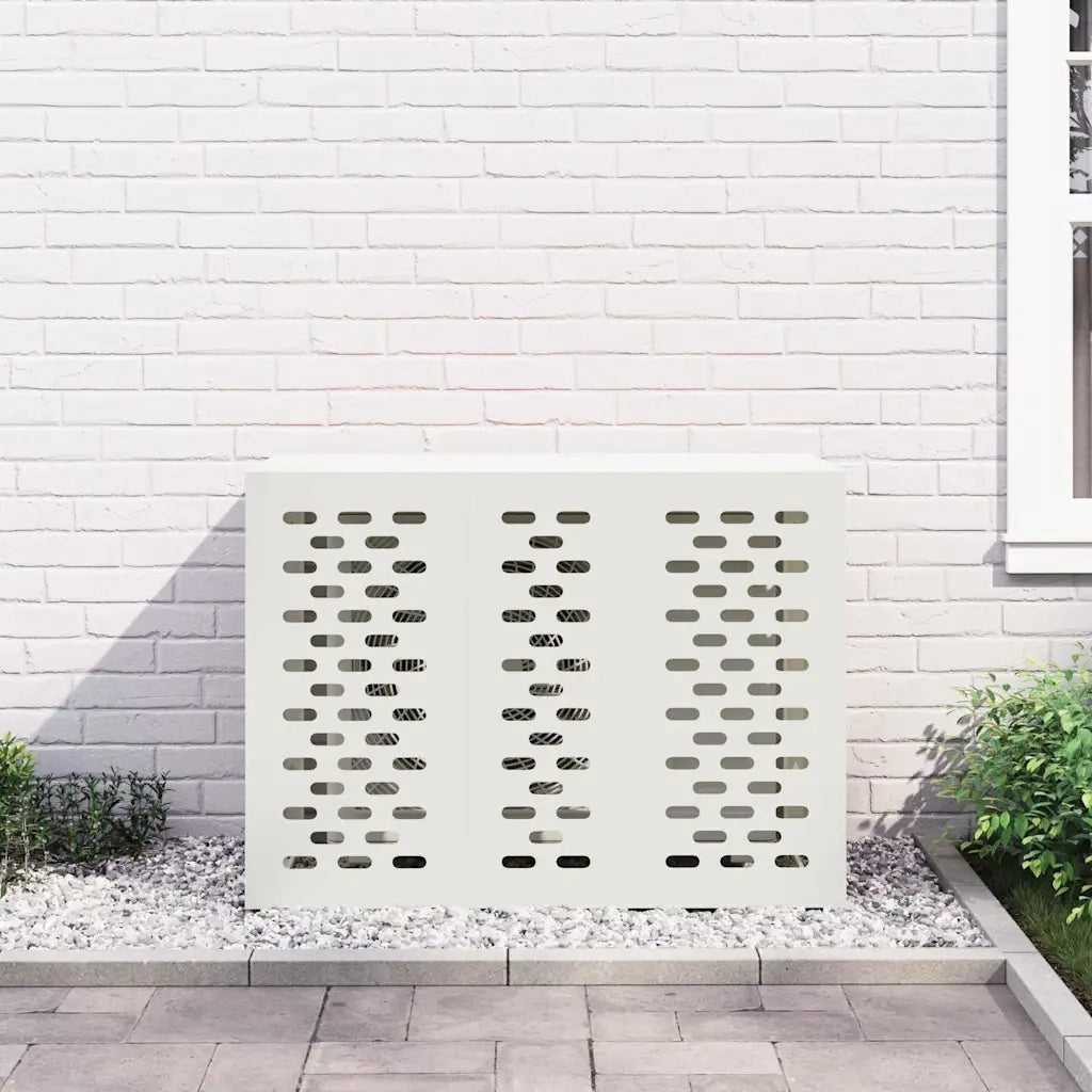 Copertura per condizionatore d'aria Bianco 110 x 50 x 80 cm