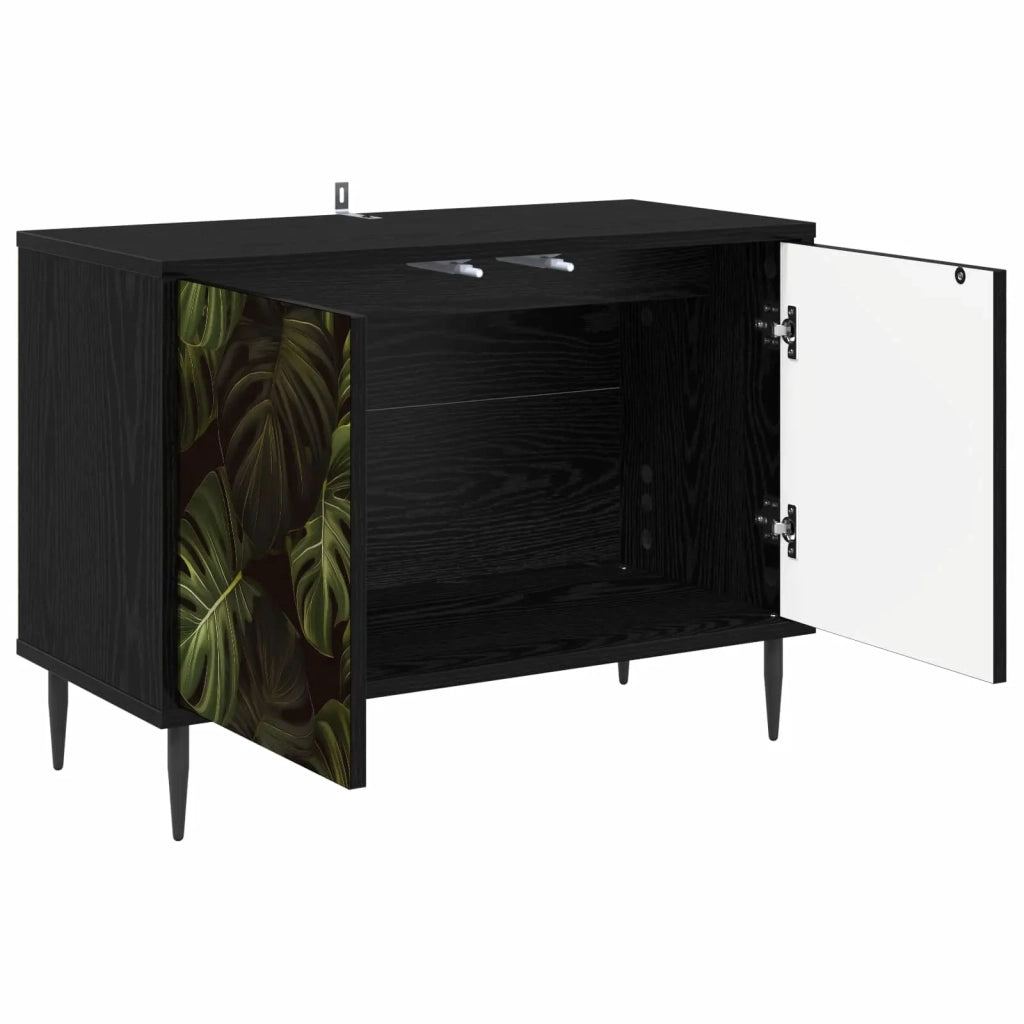 Mobile TV ELBURG 69 x 33 x 50,5 cm Rovere Nero 8007013