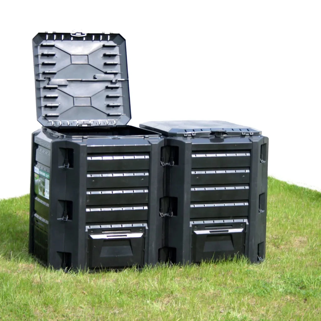 Compostiera da Giardino Nera 800 L CFW3763585