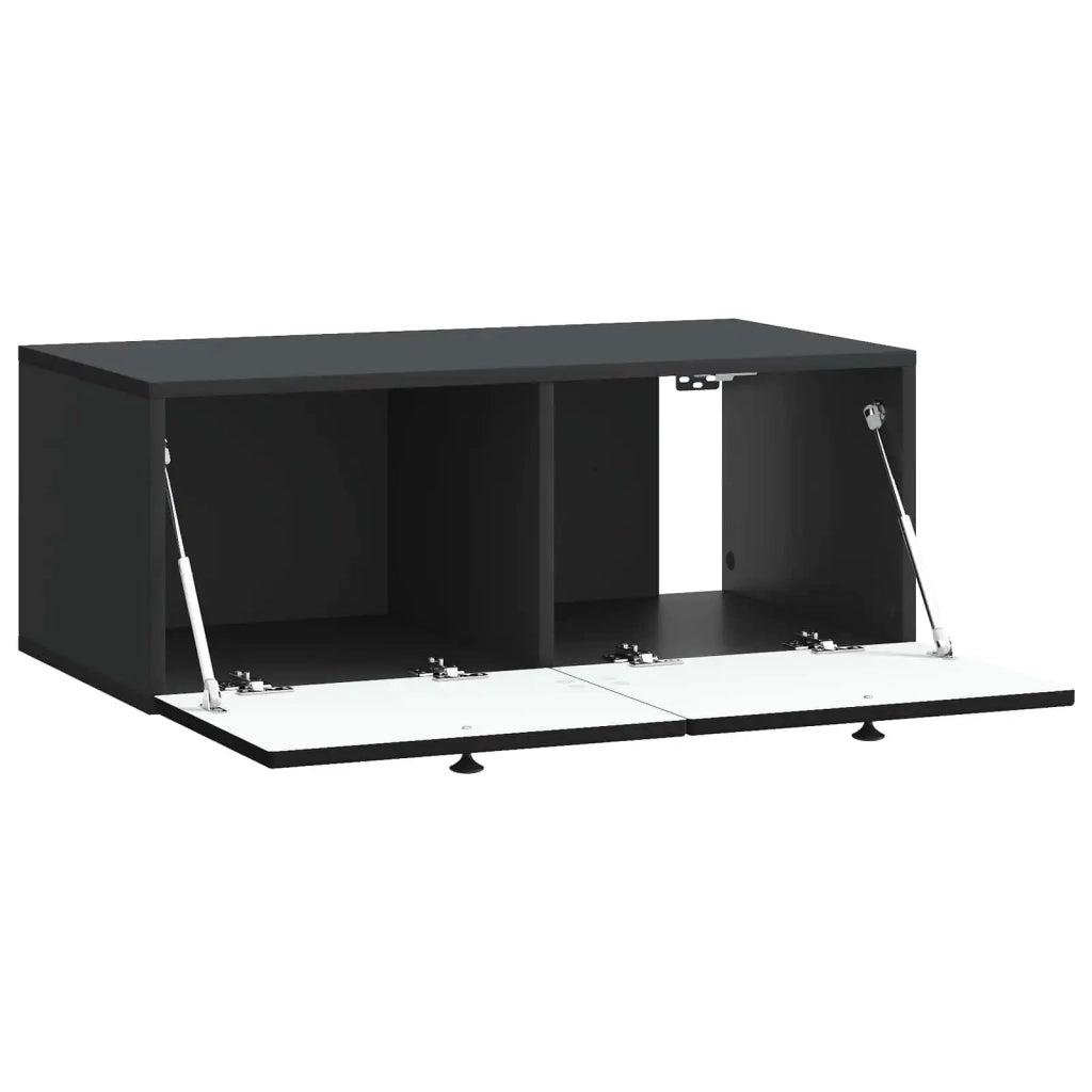 Mobile Porta TV da Muro Nero 78,5 x 41 x 30 cm 898006