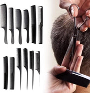 Set di pettinatura per capelli da barbiere con 12 pettini