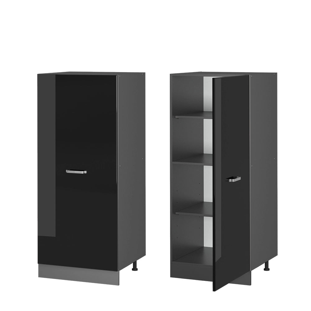 Vicco mobile cucina dispensa Nero lucido 60 cm
