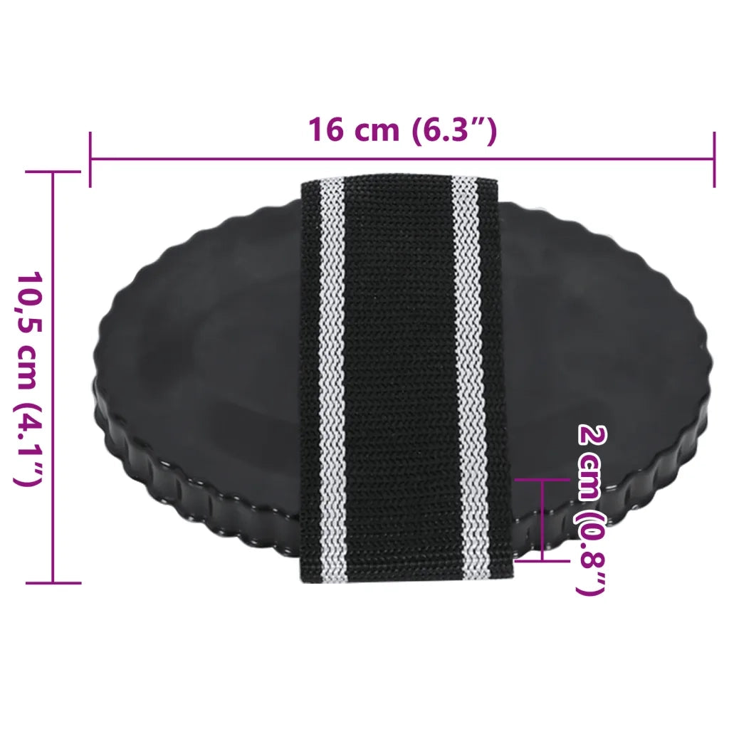 Striglie 3 pz Nere in Acciaio CFW9838077