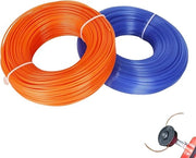 Cavo per tagliatutto 1,6 mm x 100 m - Cavo per motosega - 2 pezzi - Parco, giardino, prato, erba infestante