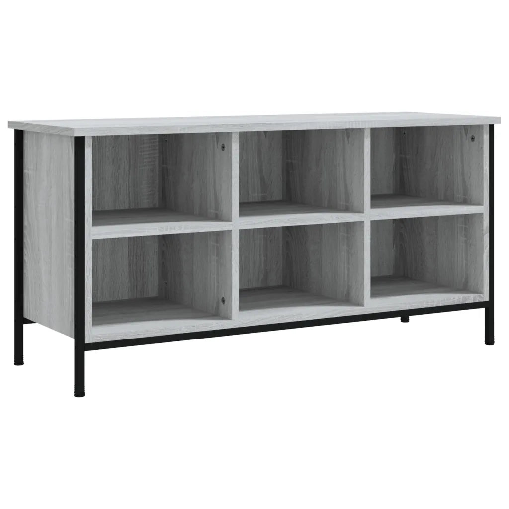 Scarpiera Grigio Sonoma 100x35x50 cm in Legno Multistrato 831841