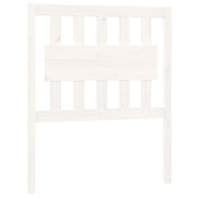 Testiera | Testata per Letto Bianca 80,5x4x100 cm Legno Massello di Pino