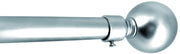 Utilia BASTONE PER TENDE GLOBO Estensibile cm. 71÷122 col. Argento