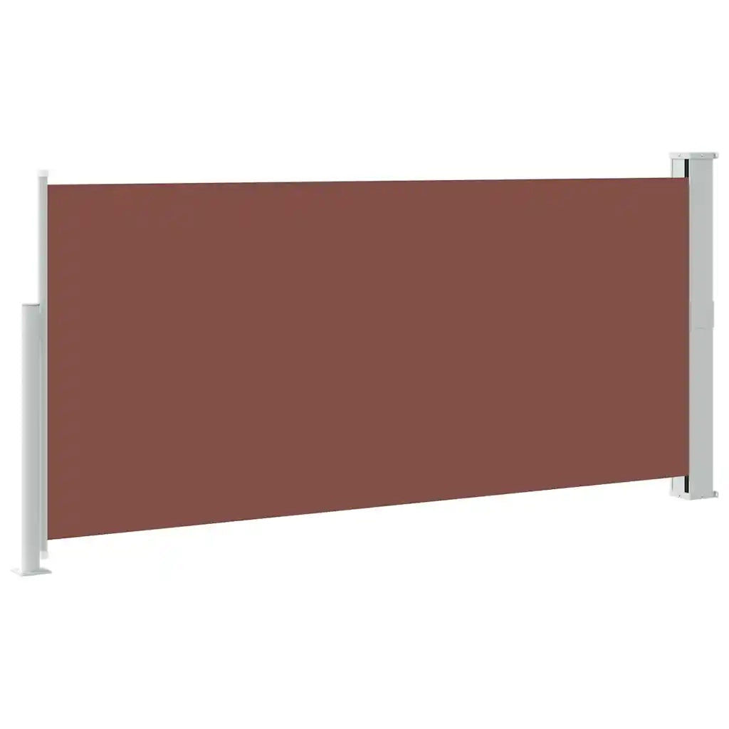 Tenda da Sole Laterale Retrattile 140 x 300 cm Marrone 45358