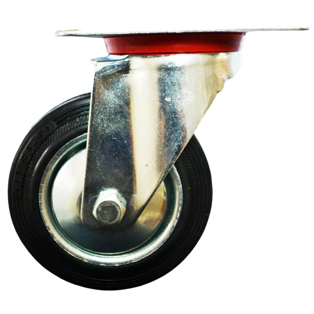 Trade Shop - Ruota Ruote Rotelle In Gomma Per Carrelli Industriali Tavoli Mobili ø 75 X 25 45 -