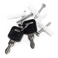 Set Cassetta postale doppia autoportante V13 antracite con telaio di supporto