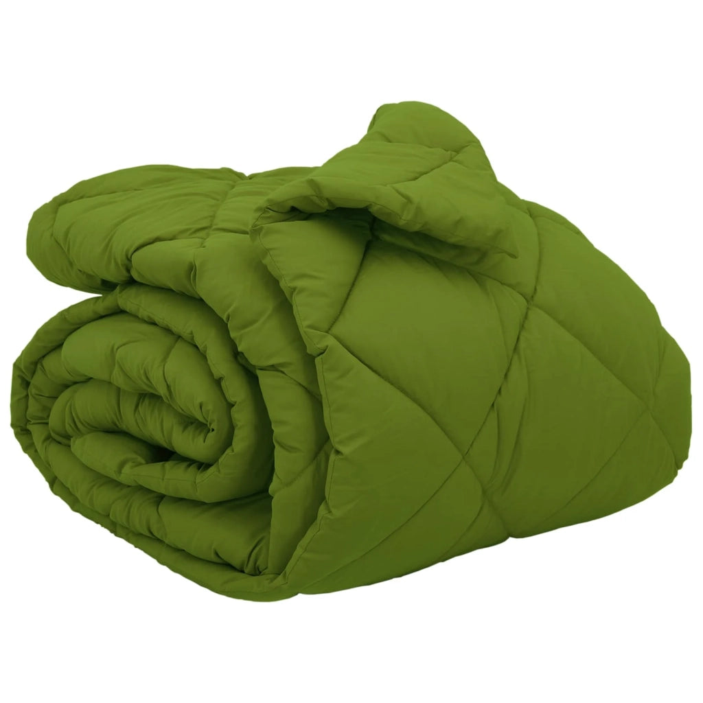 Duvet Invernale Verde 240 x 260 cm Microfibra